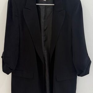 Black Long Blazer Jacket